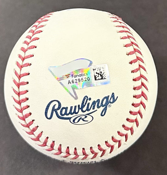 Jeff McNeil Signed Official MLB Baseball Mets Flying Squirrel Auto Fanatics COA