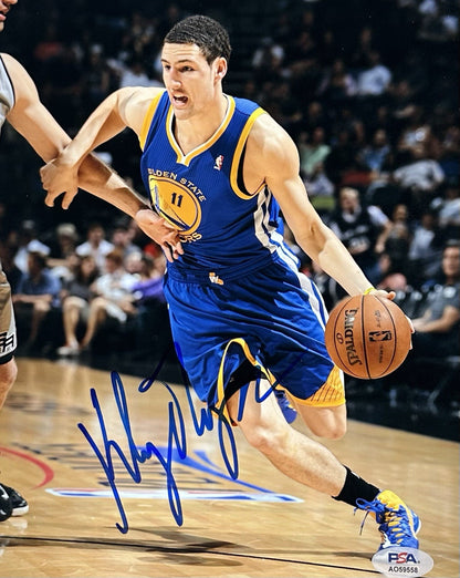 Klay Thompson Signed 8x10 Framed Photo GS Warriors Mint Early Auto PSA COA