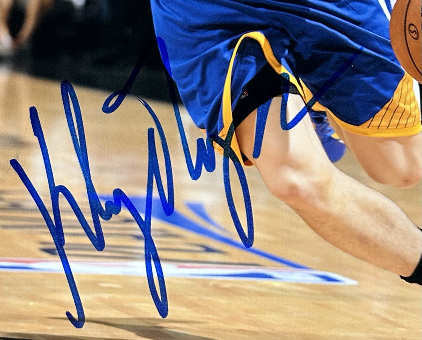 Klay Thompson Signed 8x10 Framed Photo GS Warriors Mint Early Auto PSA COA