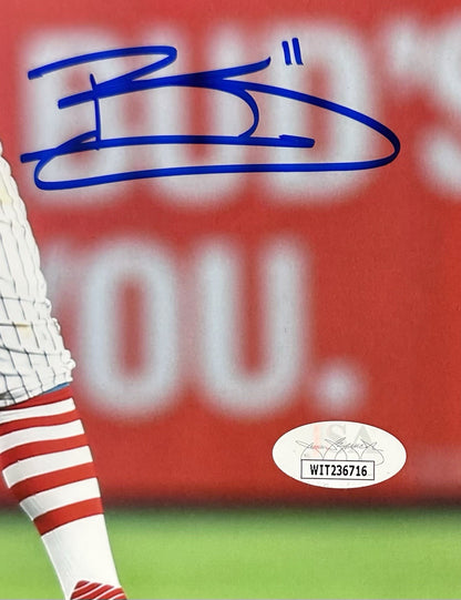 Brett Gardner Signed 8x10 July 4th Photo Framed New York Yankees Autograph JSA