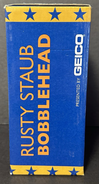 Rusty Staub NY Mets 50th Anniversary Bobblehead Citi Field SGA 5/26/12 Geico NIB