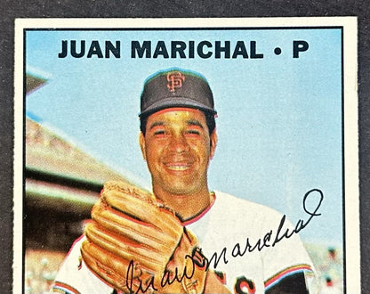 1967 Topps #500 Juan Marichal  nm - Mint Nice  Color Sharp Semi High # Card