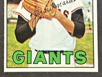 1967 Topps #500 Juan Marichal  nm - Mint Nice  Color Sharp Semi High # Card