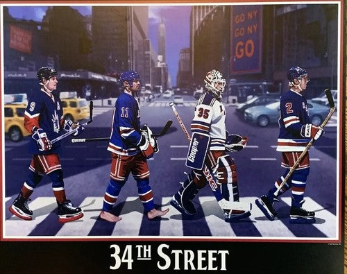 1994 Stanley Cup Rangers 16x20 Framed Photo Litho Messier Richter Leetch Graves