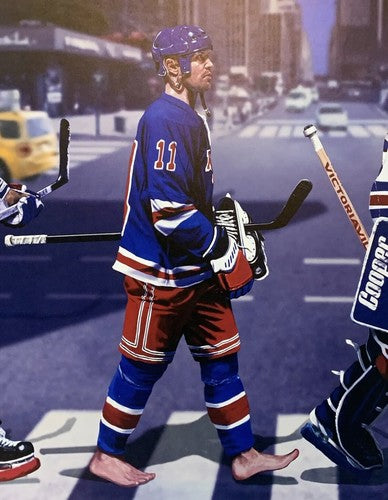 1994 Stanley Cup Rangers 16x20 Framed Photo Litho Messier Richter Leetch Graves