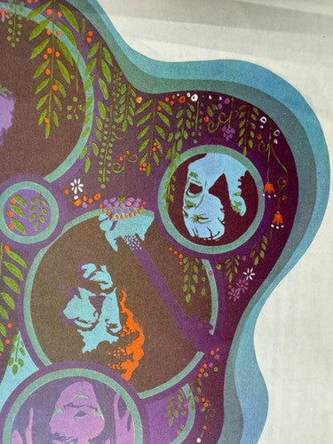 Woodstock Press Release Program 1970’s Original Color Poster Complete Nice