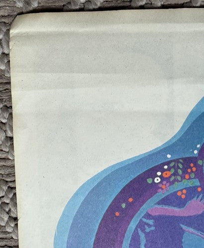 Woodstock Press Release Program 1970’s Original Color Poster Complete Nice