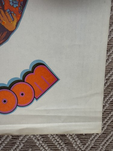 Woodstock Press Release Program 1970’s Original Color Poster Complete Nice