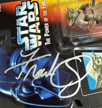 STAR WARS JEDI MASTER YODA ACTION FIGURE FRANK OZ SIGNED Mint Auto Jsa Loa New