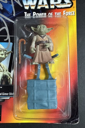 STAR WARS JEDI MASTER YODA ACTION FIGURE FRANK OZ SIGNED Mint Auto Jsa Loa New