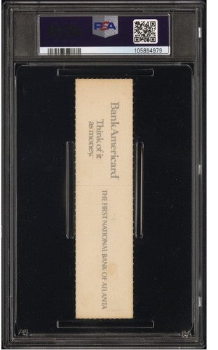 Pete Maravich 1974 Full Ticket Psa 5 Ex Pop 1 Basketball 33 Pts  Atlanta Hawks