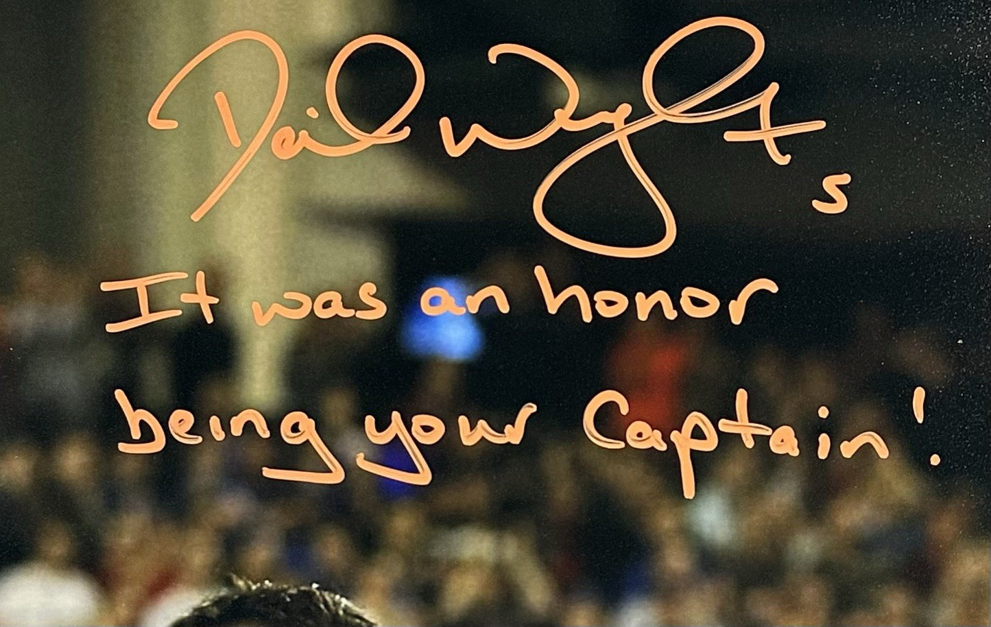 David Wright Signed Final Game Mets #5 Honor Captain Auto 16x20 Framed Photo JSA