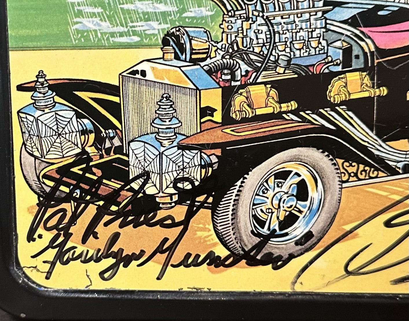 The Munsters Signed Kayro 1965 Lunchbox Pat Priest Butch Patrick Barris Auto Psa