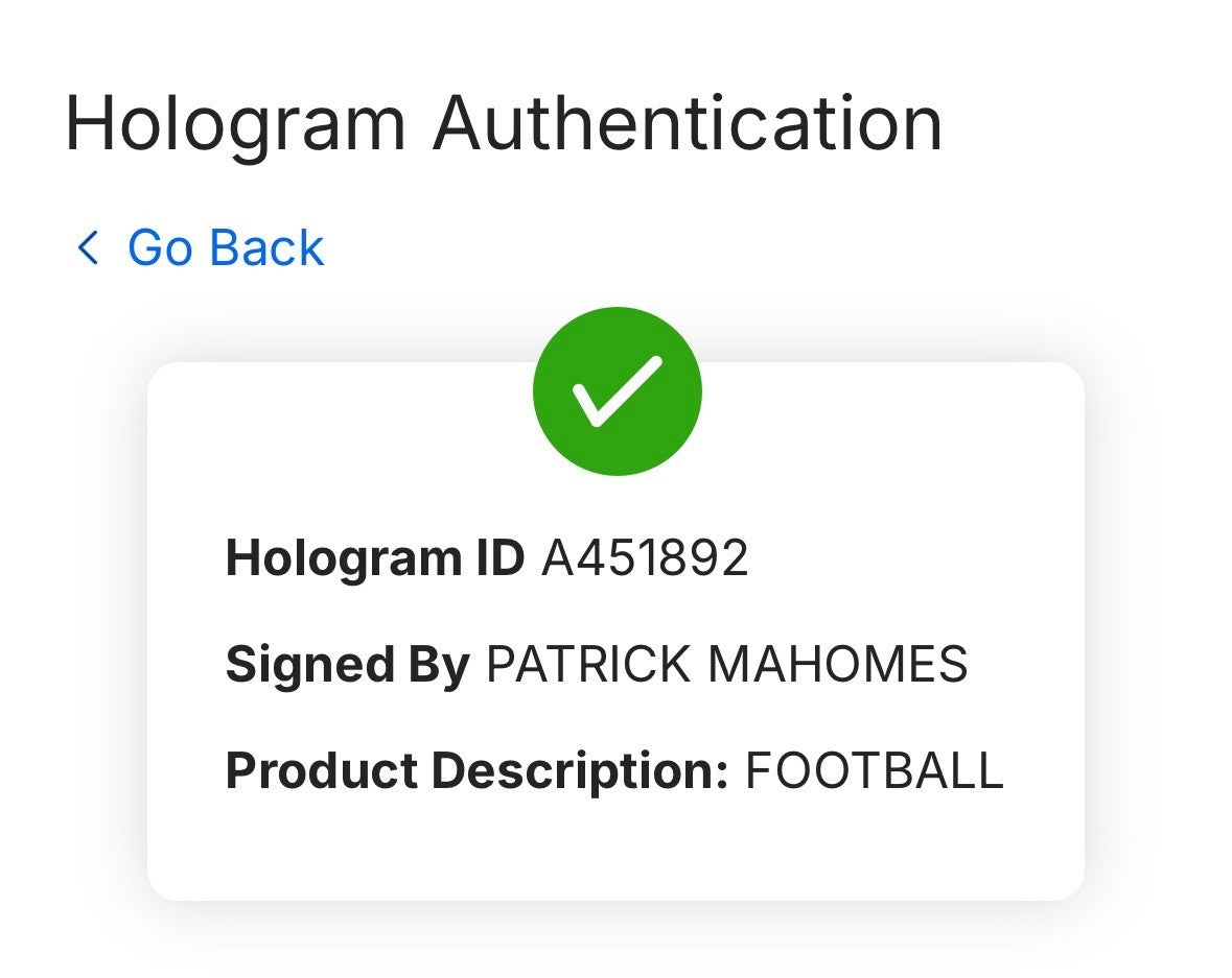 Patrick Mahomes Signed Wilson NFL Game Football KC Chiefs SB MVP Auto Fanatics