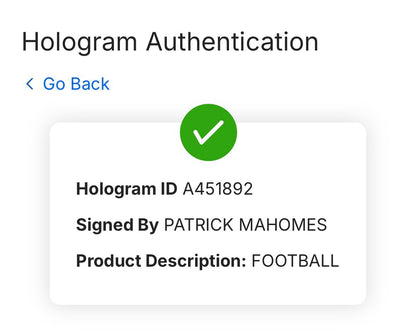 Patrick Mahomes Signed Wilson NFL Game Football KC Chiefs SB MVP Auto Fanatics