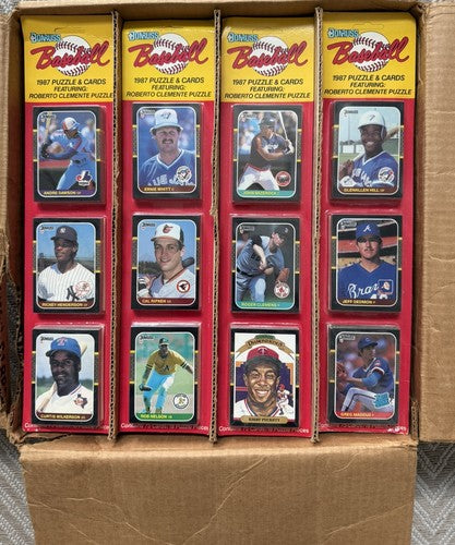 1987 Donruss Baseball Blister Factory Case Greg Maddux Rc Top 48 Packs