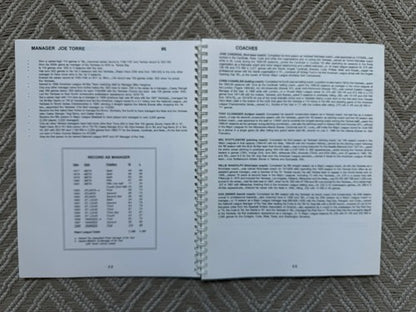 1998 NEW YORK YANKEES POST-SEASON MEDIA GUIDE WORLD SERIES CHAMPS W/ Press Notes