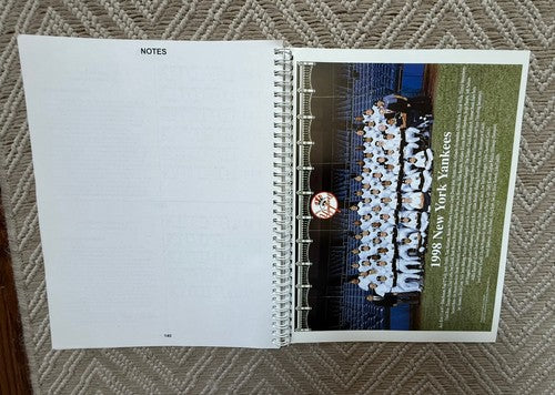 1998 NEW YORK YANKEES POST-SEASON MEDIA GUIDE WORLD SERIES CHAMPS W/ Press Notes
