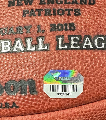 Tom Brady Signed Wilson Pro SB 49 Football SB MVP Auto Patriots Fanatics TRISTAR