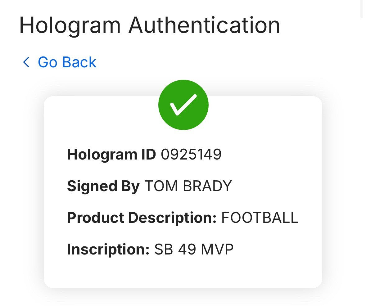 Tom Brady Signed Wilson Pro SB 49 Football SB MVP Auto Patriots Fanatics TRISTAR