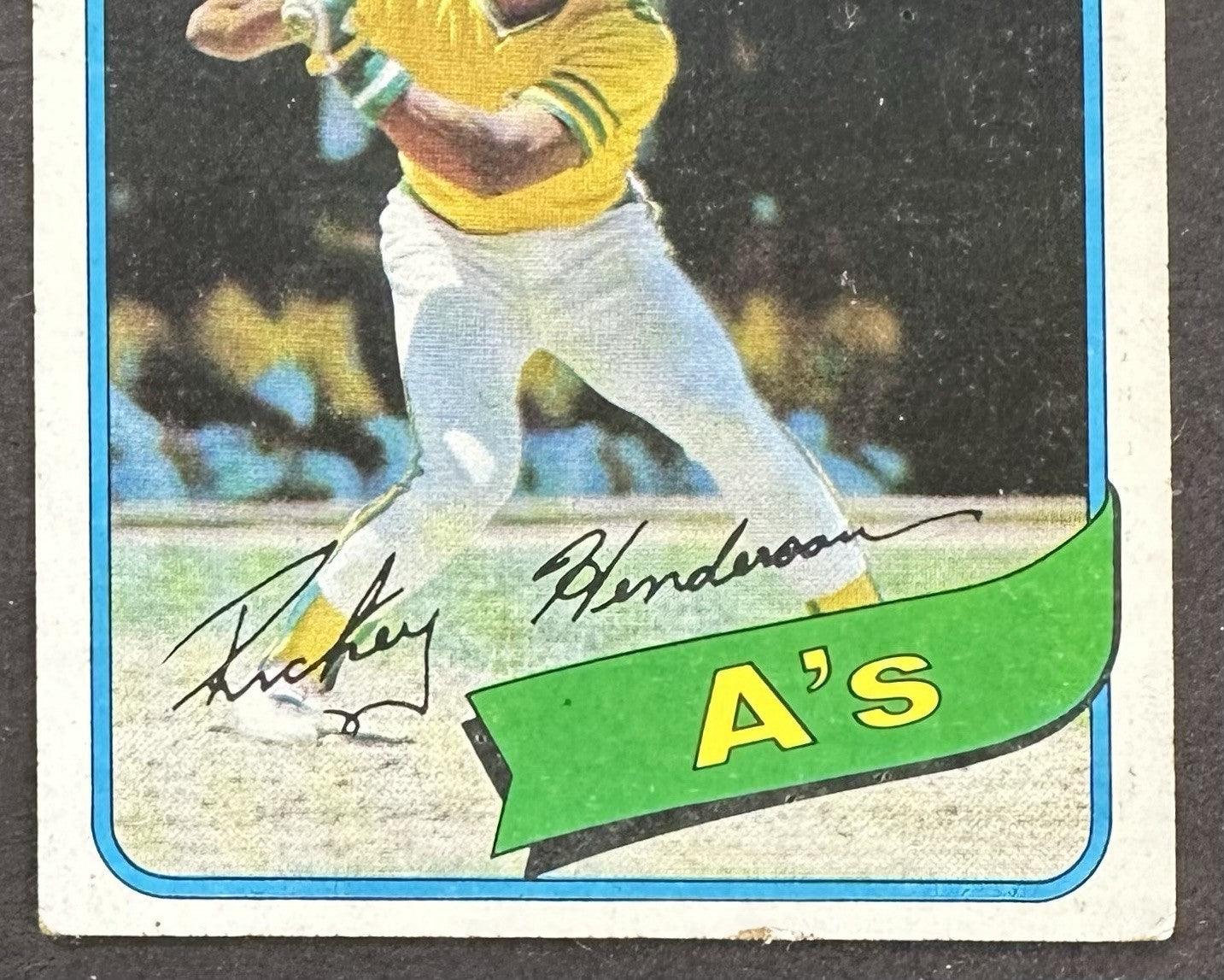1980 Topps Rickey Henderson #482 Rookie Card VG - Ex Centered  RC Athletics HOF