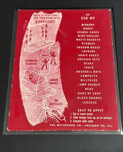 1952 STAR-CAL DECALS #91B Jackie ROBINSON Campanella Sgc AUTHENTIC Clean Sealed