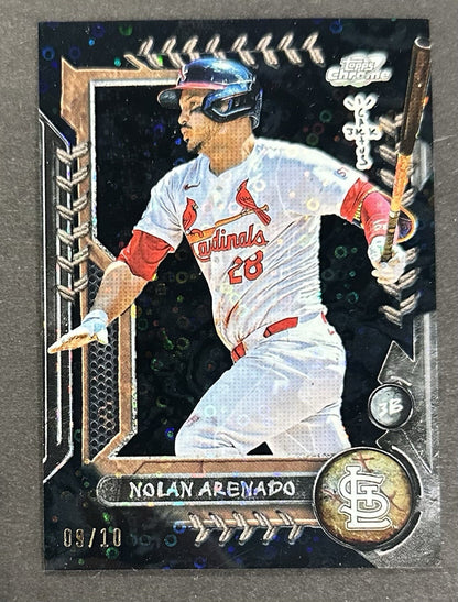 2024 Topps Chrome Cosmic Nolan Arenado Cactus Jack Black Refractor /10 Cardinals