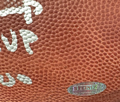Joe Montana Signed Pro Duke Wilson Football SB Champ MVP HOF 49ers Auto Steiner