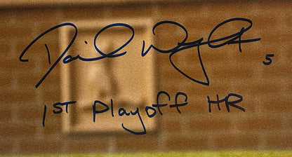David Wright Signed 16x20 Framed Photo 2006 NLCS 1st Playoff HR Auto Mets COA