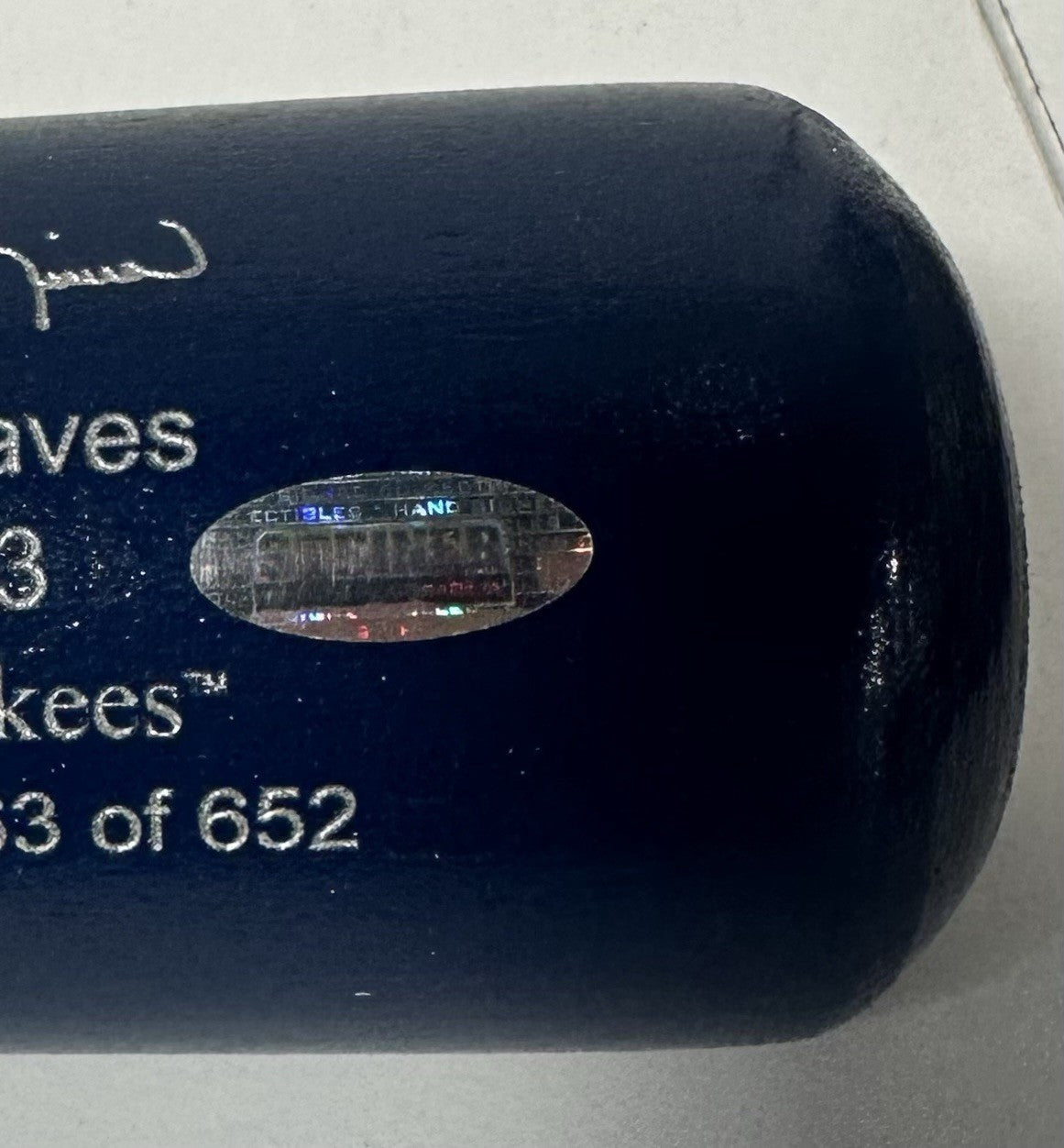 Mariano Rivera Signed LS Final Season Bat Yankees Last #42 Auto LE Steiner HOF