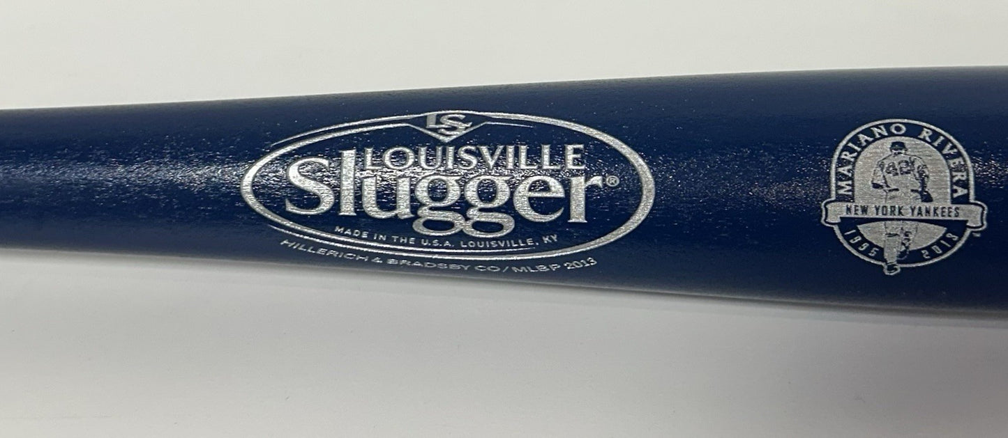 Mariano Rivera Signed LS Final Season Bat Yankees Last #42 Auto LE Steiner HOF