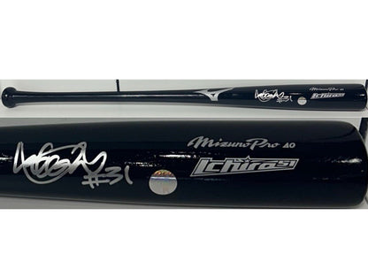 Ichiro Suzuki Signed Mizuno Pro Game Model Bat #31 Auto Yankees Mariners COA HOF