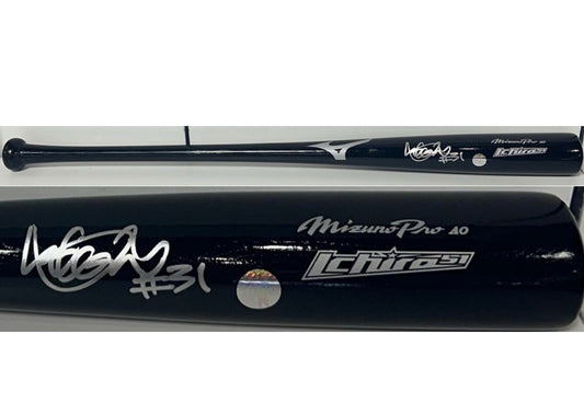 Ichiro Suzuki Signed Mizuno Pro Game Model Bat #31 Auto Yankees Mariners COA HOF