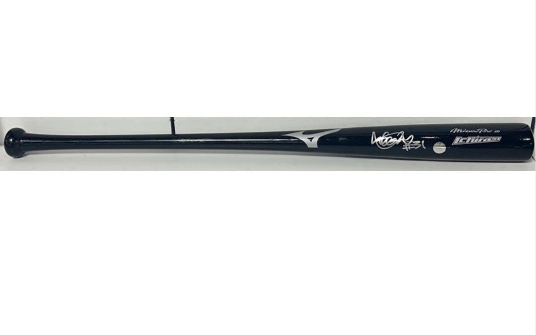 Ichiro Suzuki Signed Mizuno Pro Game Model Bat #31 Auto Yankees Mariners COA HOF