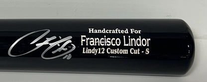 Francisco Lindor Signed Marucci Game Model Bat Auto NY Mets Fanatics MLB COA