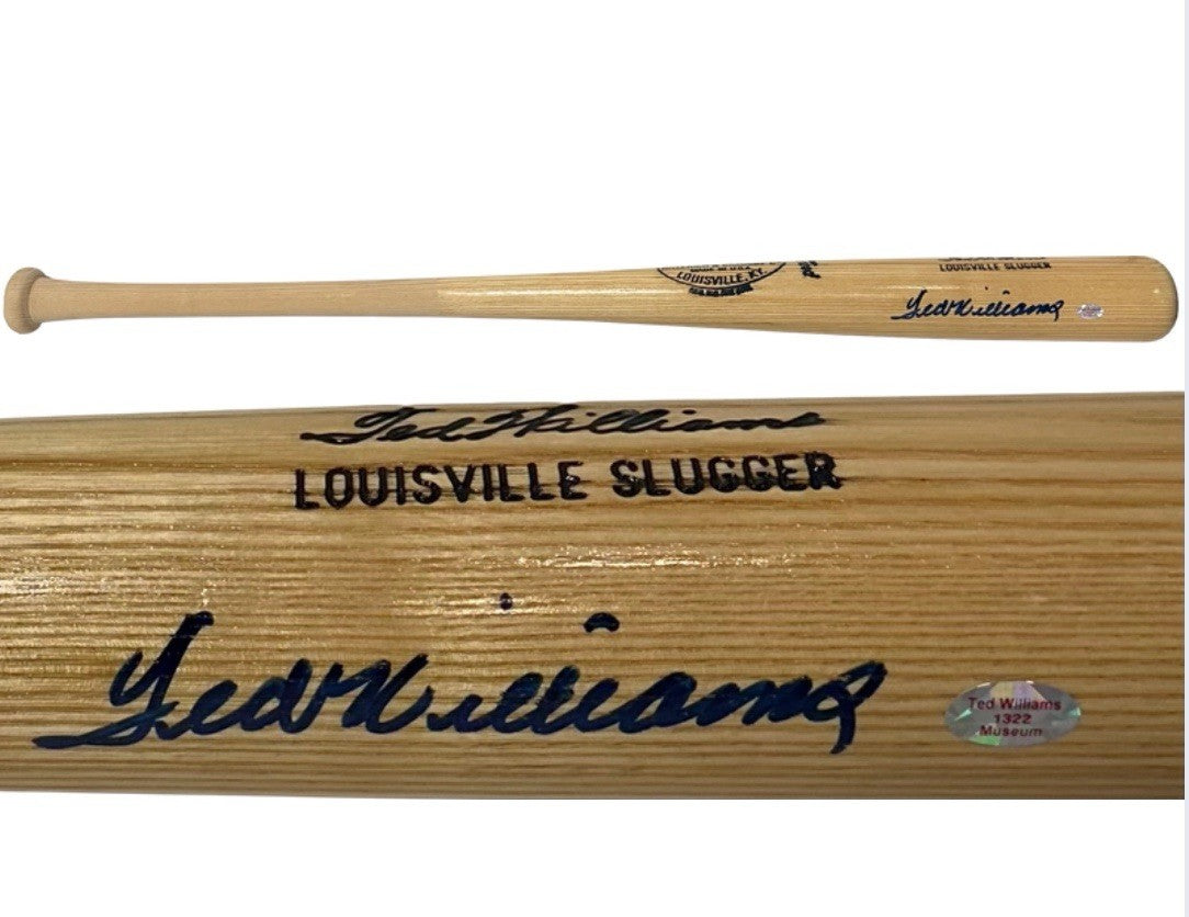 Ted Williams Signed H&B LS Genuine Game Model Bat Red Sox Mint Auto  PSA COA HOF