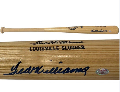 Ted Williams Signed H&B LS Genuine Game Model Bat Red Sox Mint Auto  PSA COA HOF