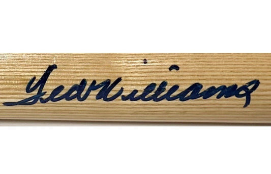 Ted Williams Signed H&B LS Genuine Game Model Bat Red Sox Mint Auto  PSA COA HOF