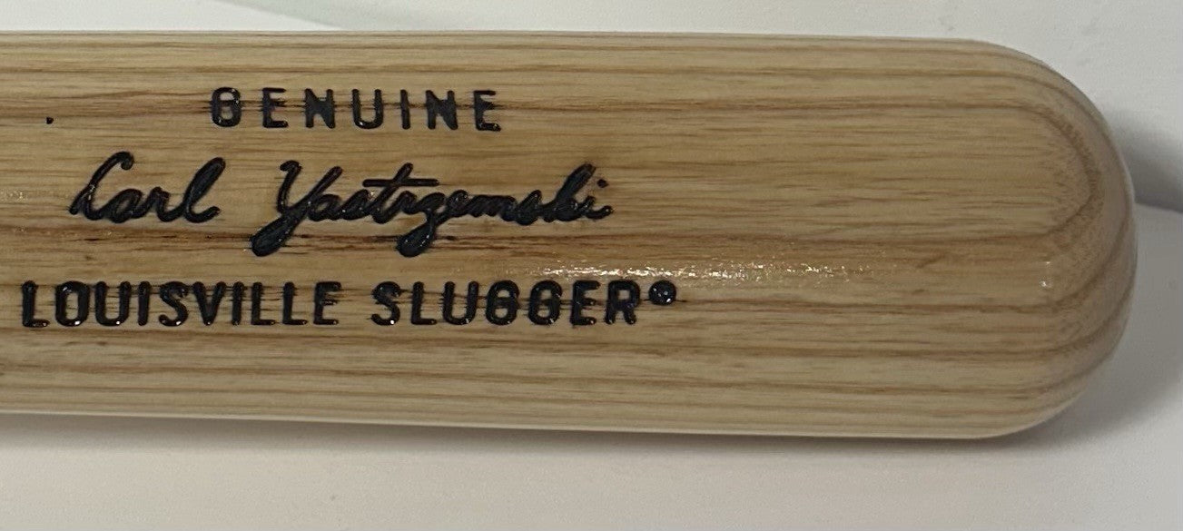 Carl Yastrzemski Signed H&B LS Game Model Bat Red Sox HOF 89 TC 67 Auto PSA COA