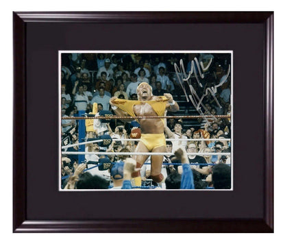 Hulk Hogan Signed 8x10 Framed Photo WWF Wrestling Autograph Steiner COA