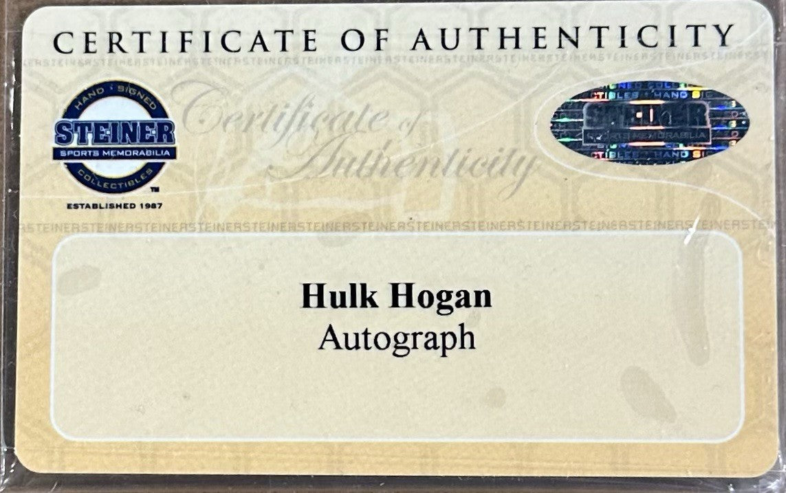 Hulk Hogan Signed 8x10 Framed Photo WWF Wrestling Autograph Steiner COA
