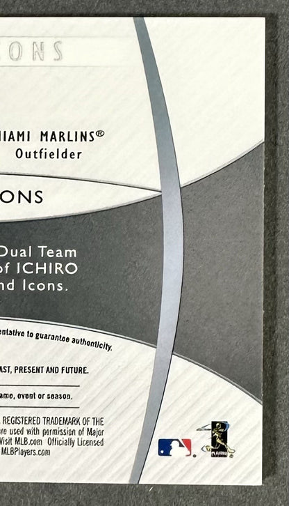 2017 Topps Diamond Icons Dual Relic Ichiro Suzuki Auto 10/10 1/1 Mariners HOF