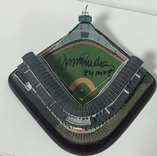 Ryne Sandberg Signed Danbury Mint Wrigley Field Stadium 84 MVP Auto Cubs COA HOF
