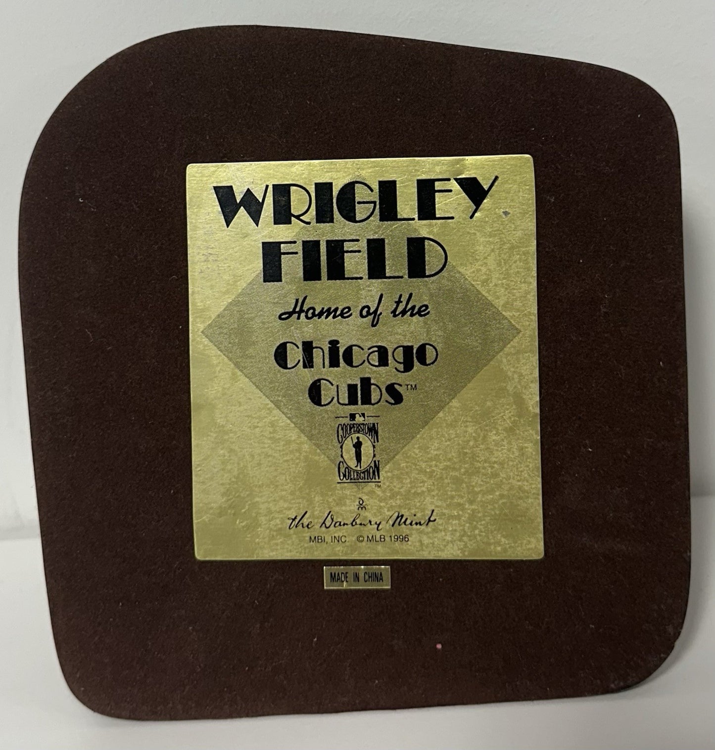 Ryne Sandberg Signed Danbury Mint Wrigley Field Stadium 84 MVP Auto Cubs COA HOF
