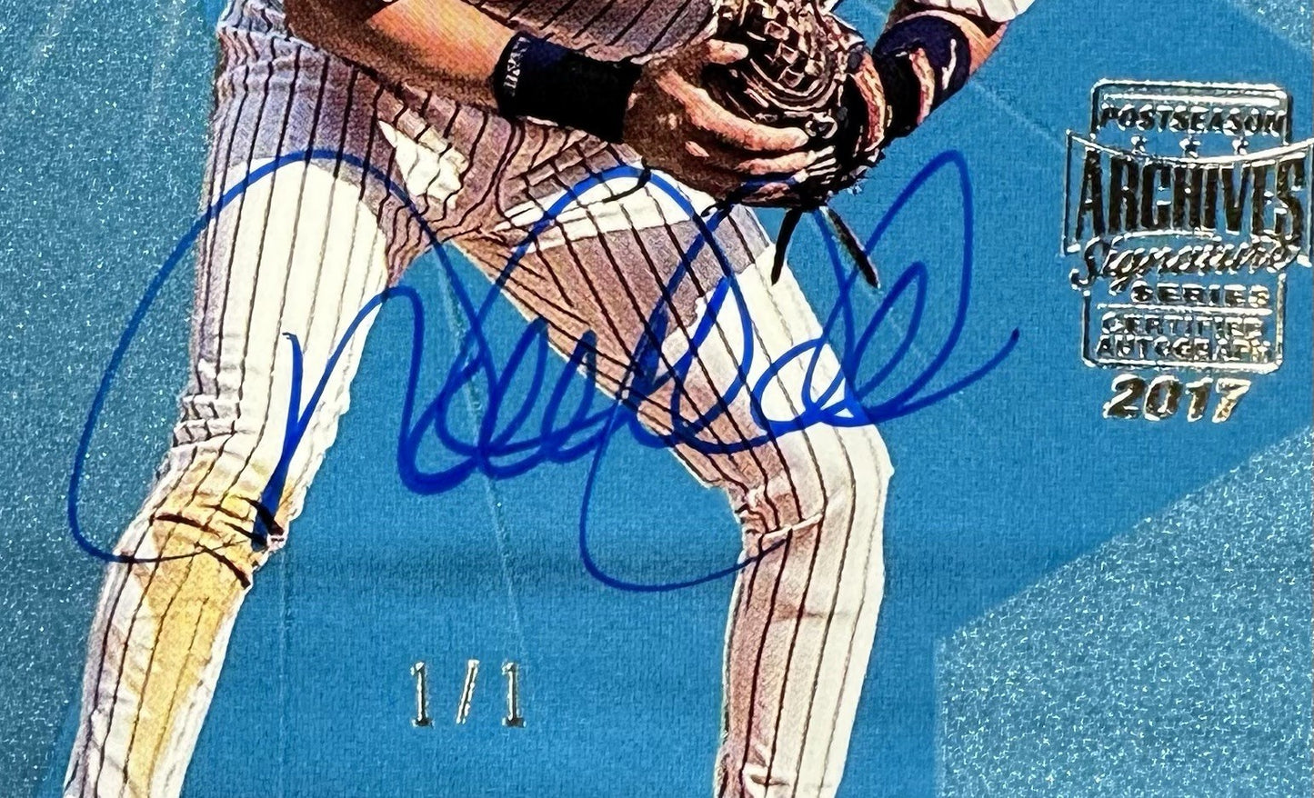 Derek Jeter Signed 2017 Topps Archives 1999 Super Novas 172 1/1 HOF Auto Yankees
