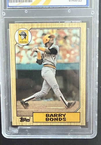 1987 TOPPS WRONG BACK ERROR BARRY BONDS ROOKIE Rc CARD SPIKE OWEN BACK Gem Mt 10