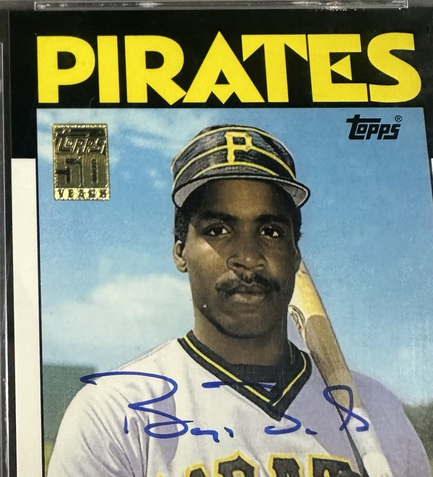Barry Bonds Signed 2001 Topps 50th 1986 Traded Glossy /86 Auto WCG 10 Goldin Coa