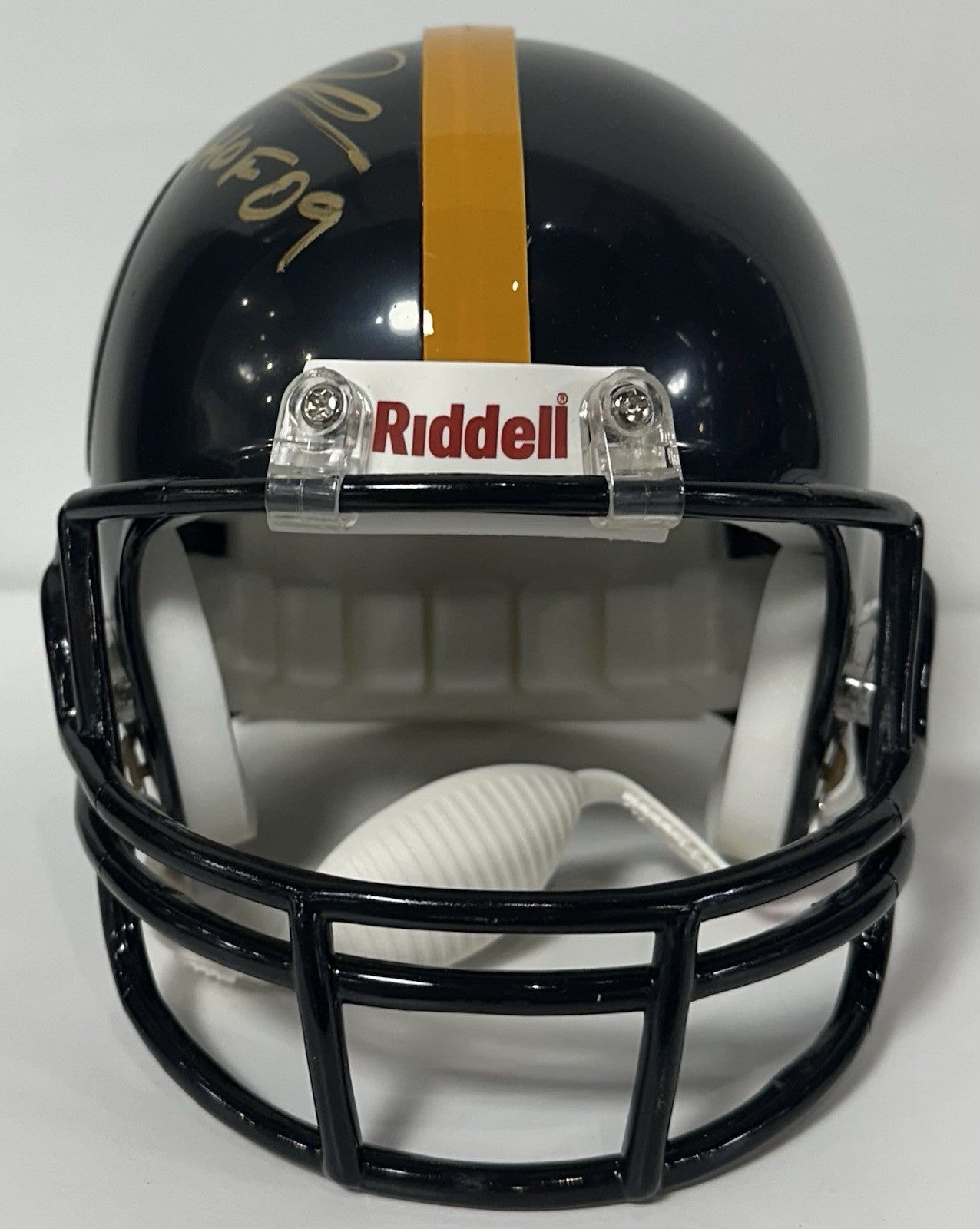 Rod Woodson Signed Pittsburgh Steelers Mini Helmet HOF 09 Autograph Steiner COA