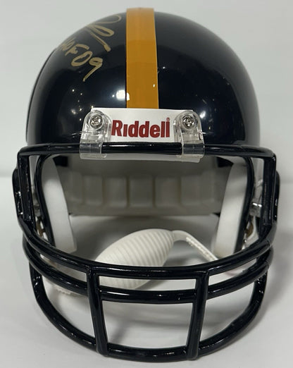 Rod Woodson Signed Pittsburgh Steelers Mini Helmet HOF 09 Autograph Steiner COA
