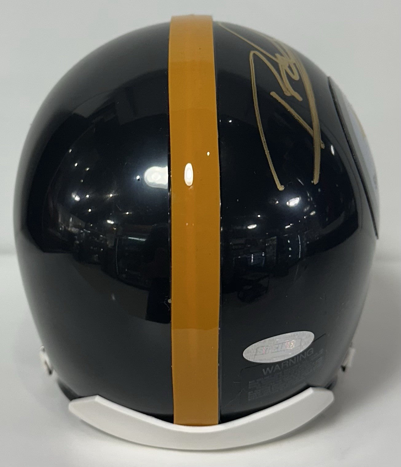Rod Woodson Signed Pittsburgh Steelers Mini Helmet HOF 09 Autograph Steiner COA